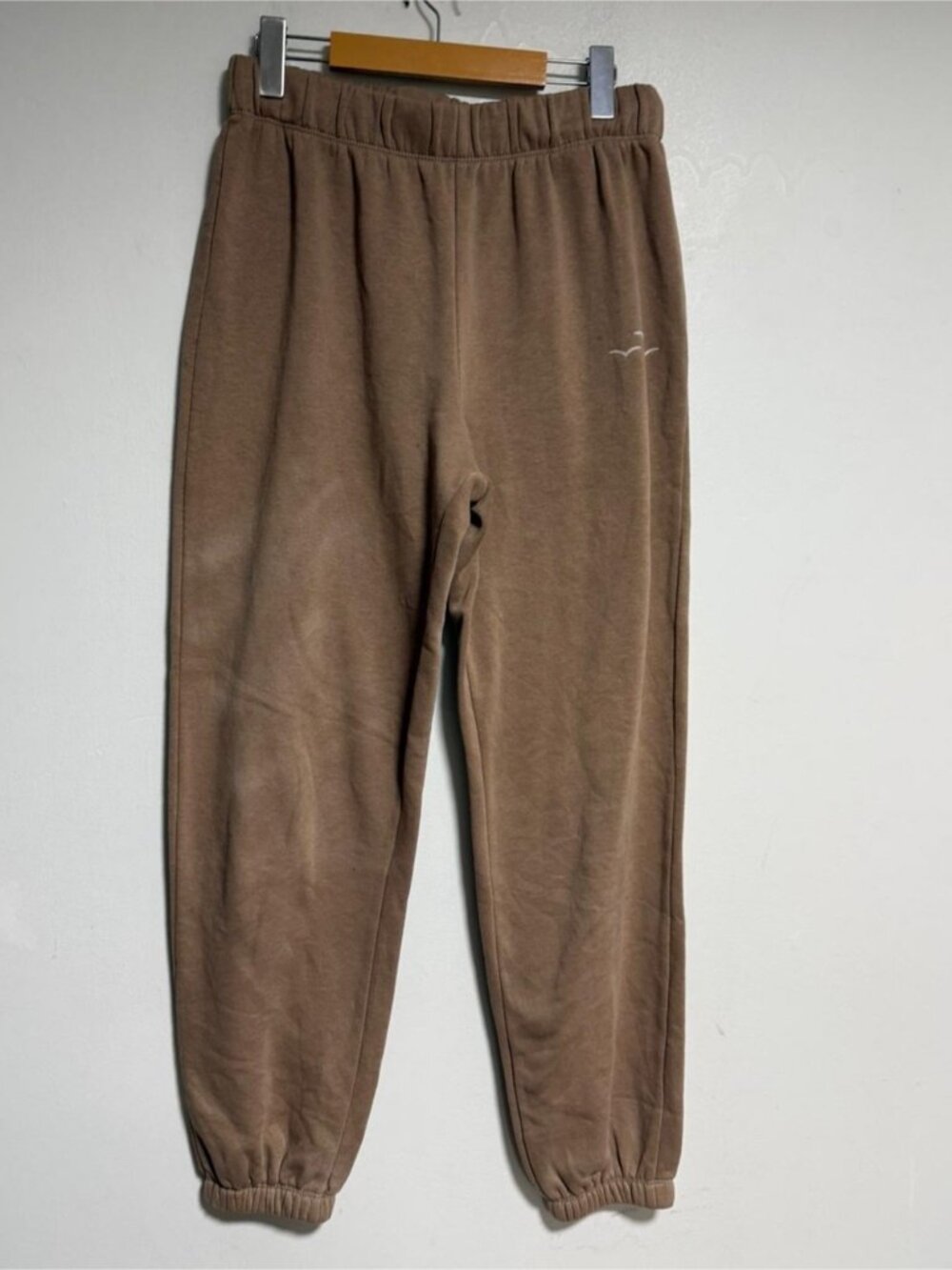 LazyPants Fleece Jogger Sweatpants | Taupe | Medium - Picture 2 of 7